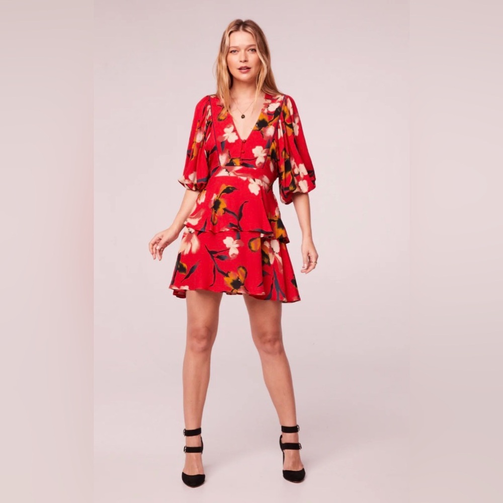 Band of the Free

Dolly Red Floral Puff Sleeve Mini Dress